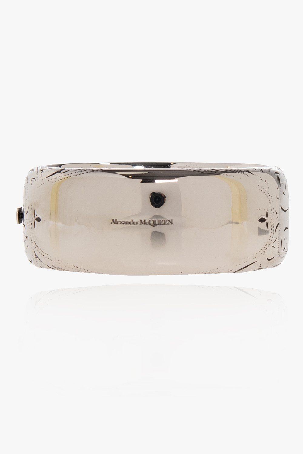 【ALEXANDER MCQUEEN】Brass Bracelet ALEXANDER MCQUEEN Skull-Embellished Brass Bracelet | endource
